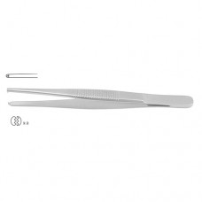 Fine Pattern Dissecting Forceps 1 x 2 Teeth Stainless Steel, 14.5 cm - 5 3/4"